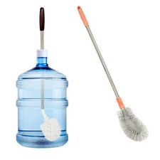 Long Handle Bottle Brush, 2 Pack Gallon Jug Cleaner, Water Bottle Scrubber,White