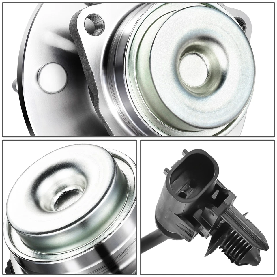 PARA 07-13 SILVERADO SIERRA 1500 TRACCIÓN TRASERA COJINETE DE RUEDA DELANTERA Y CONJUNTO DE BUJE CON WSS Foto 3 de 4