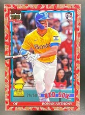2026 Topps Roman Anthony #T91-71 1991 Koi Fish Gold 26/50 RC Red Sox Rookie