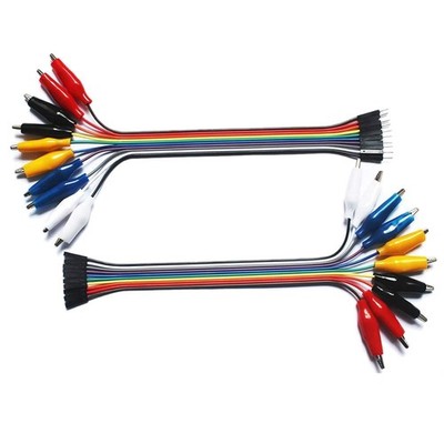 2 in Electrical Testing Clips Small Jumper Cables Wires Lead with