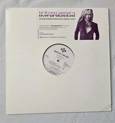 Britney Spears ''Overprotected'' 2002 White Label Promo - JDAB-40027-1 - VG+/E
