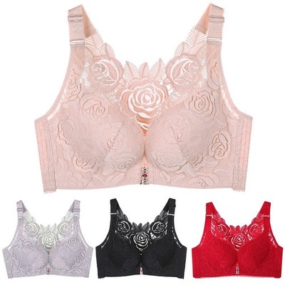 Bügeloser Push-Up-Bustier mit Vorderverschluss | Damen Reizwäsche-Unterwäsche