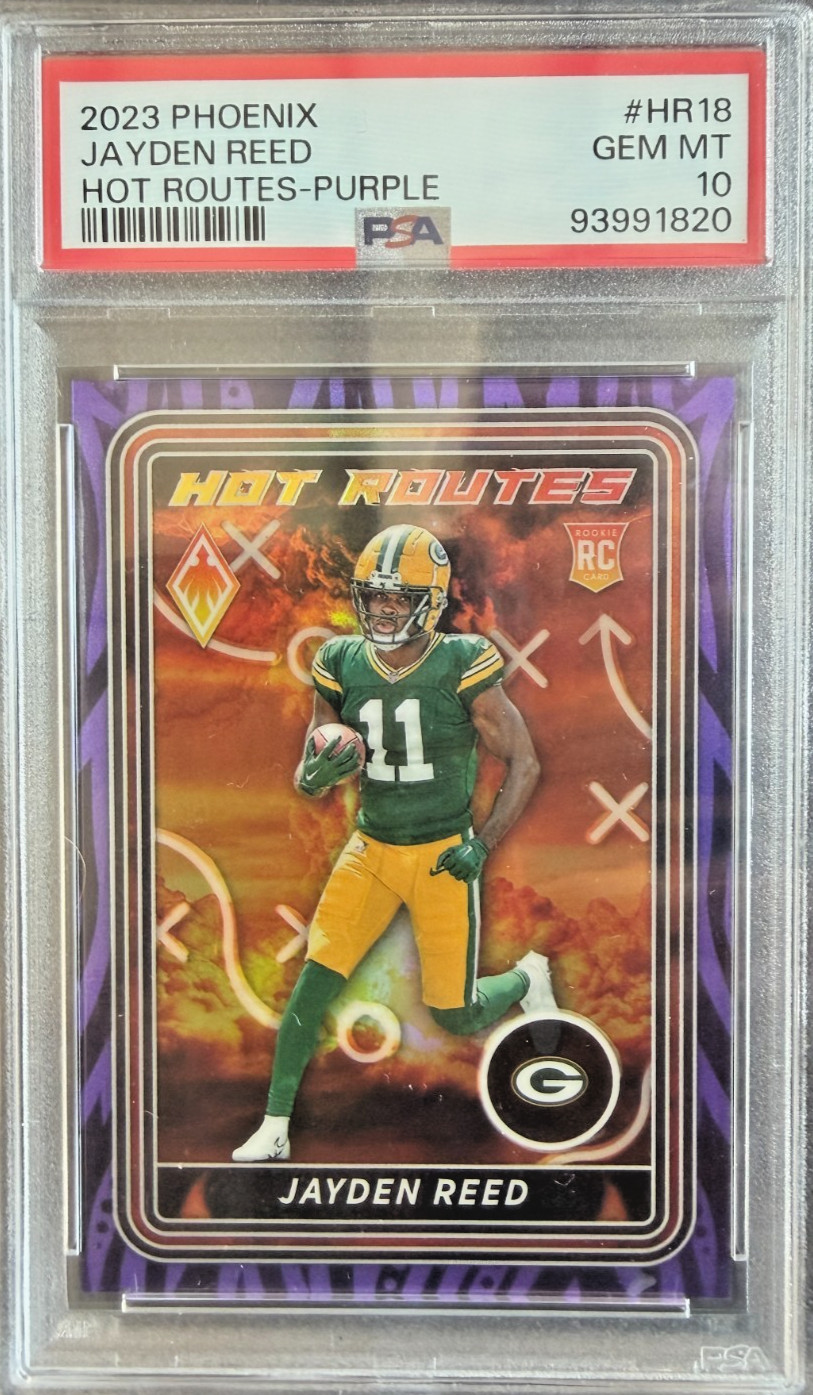 Jayden Reed Panini Phoenix Hot Routes #HR18 Purple