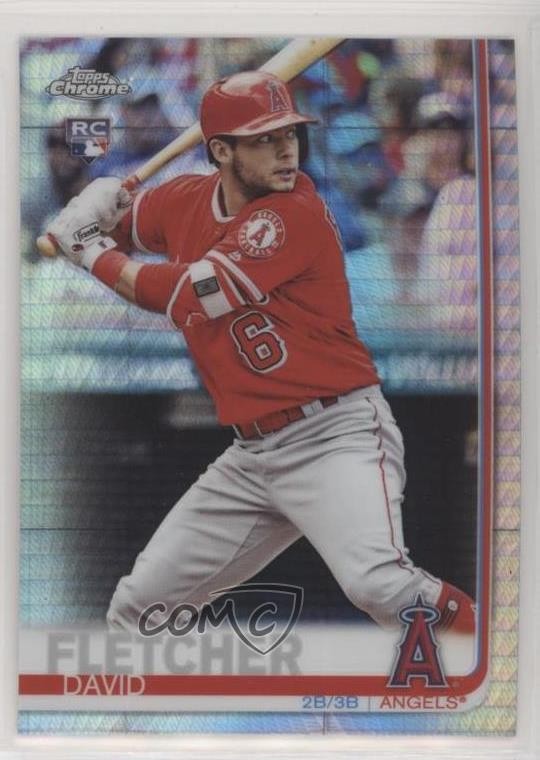 2019 Topps Chrome Prism Refractor David Fletcher #181 5fg