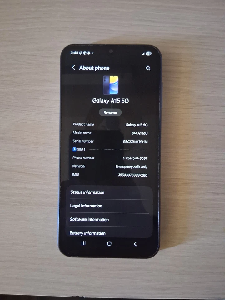 Smartphone Samsung Galaxy A15 5G 64GB Metro de T-Mobile (Como Nuevo) Foto 3 de 4