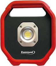 LED AKKU-ARBEITSLEUCHTE, ALUMINIUMGEH&Auml;USE IP54 10 WATT, COB/LED 450/900 LUMEN, F