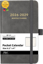 Pocket Planner 2026-2029 - 2026-2029 Monthly Planner, Pocket Calendar 36-Month 