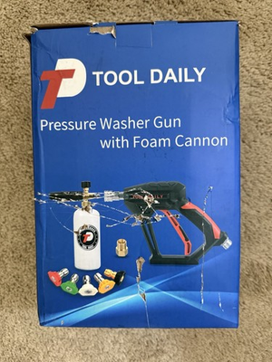 #ad Tool Daily Pressure Washer Gun With Foam Cannon $24.58