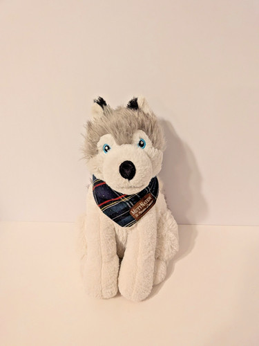 Mutt Nation Miranda Lambert Plush Mini Rescue Mutt Dog Toy Husky Blue Eyes