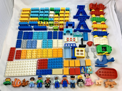 LEGO Duplo Konvolut Steine Bauplatten Fahrzeuge Figuren Minnie Mouse 1,6 kilo