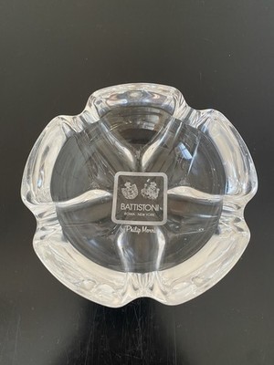    BATTISTONI by Philip Morris   Aschenbecher Kristallglas