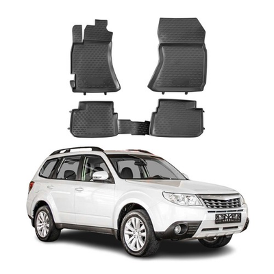 #ad OMAC Floor Mats Liner for Subaru Forester 2.5 XT 2009 2013 TPE All Weather 4 Pcs $79.99