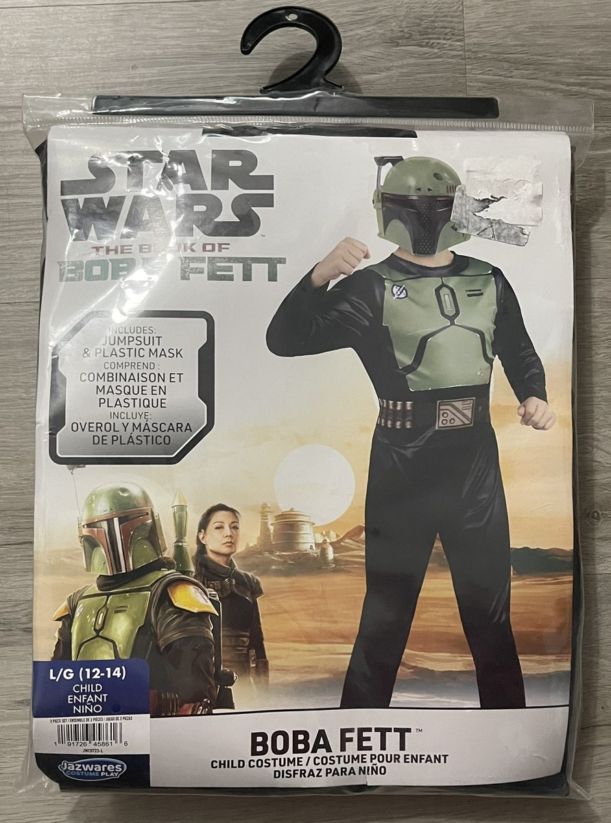 A  Star Wars The Book Of Boba Fett Kids Costume Large (12-14) | eBay