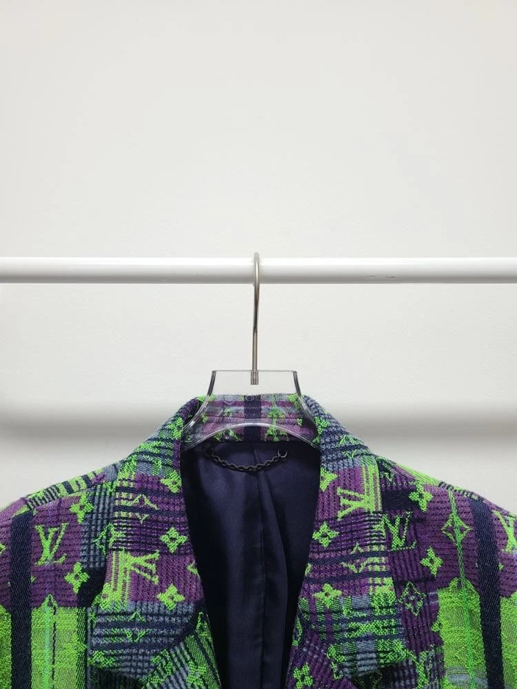 LOUIS VUITTON（LV） Cappotto Louis Vuitton Virgil Abloh Monogram Neon Check 52 120408143