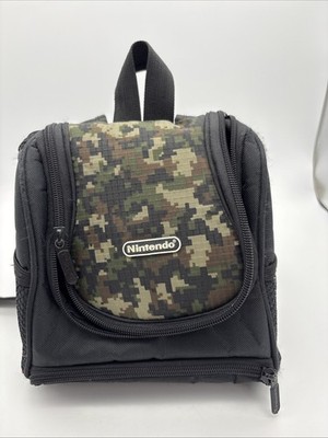 Nintendo Gameboy Advance GBA Bag Mini Backpack Carrying Case Camo OEM ...