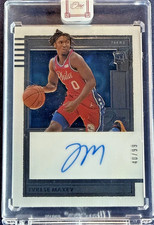 SEALED: 2020-21 Panini One and One Tyrese Maxey Rookie on card Autograph /99. rookie card picture