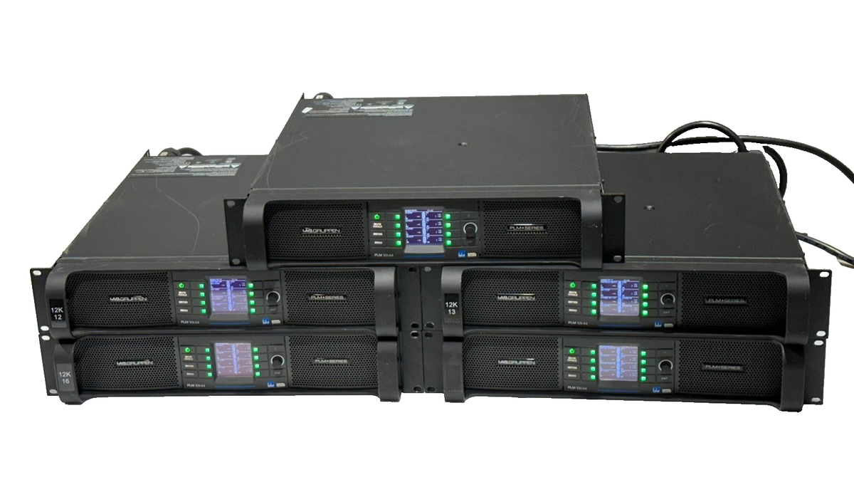 National AMpepper 012などまとめて3台新品未使用(よ42) Lab Gruppen PLM12k44 SP Power Amplifier #6777-80 (One