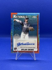 2025 Topps Series 2 #90CA2-DC Dylan Crews Rookie Auto SILVER PACK Mojo Refractor
