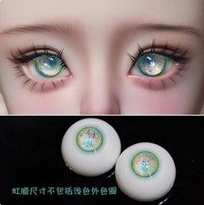 1/3 1/4 1/6 1/8 1/12 Pale Mint Green Eyeballs Resin Eyes UV Eyes For BJD Doll
