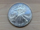 2008 Uncirculated American Silver Eagle 1 Oz .999 Fine Silver