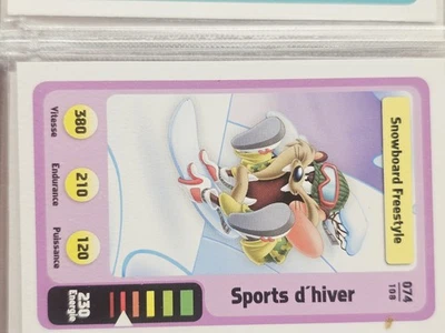 Carte à collectionner Looney Tunes Sports d'hiver Snowboard Freestyle 074 - Photo 1/4
