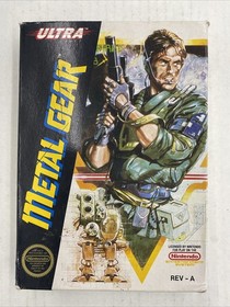 Metal Gear 1 I (Nintendo Entertainment System NES, 1988) In Box Tested