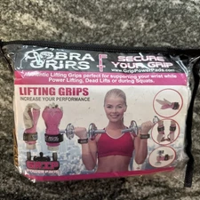 Cobra Grips FIT Weightlifting Straps Power Lifting Hooks Gym Gloves Wraps