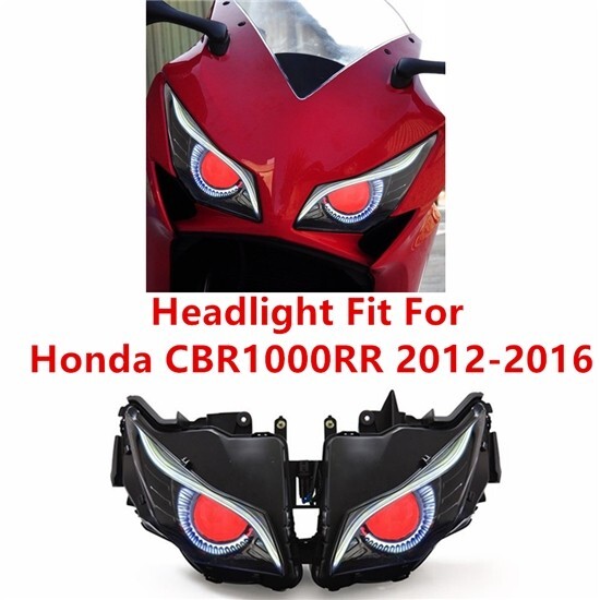 2012-2016 Honda CBR1000RR Red Eagle Eye Headlamp KT LED