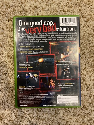 Dead to Rights (Microsoft Xbox, 2002) Video Game | eBay
