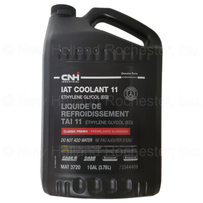 CNH Industrial 1 Gal IAT Coolant II Classic Premix Ethylene Glycol (EG) MAT 3...