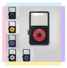 For iPod Video 5th Black Front Cover With Clickwheel Housing Kit Assembly A1136