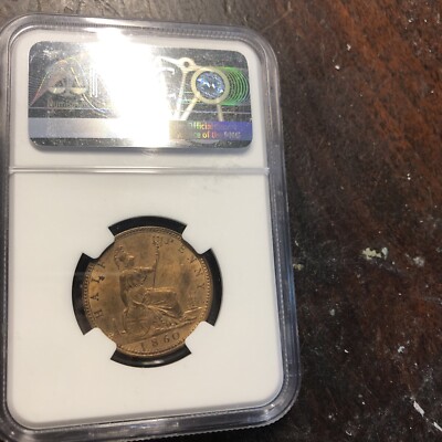 1854年 イギリス ペニーボード MS 63 BN NGCコイン 1854年