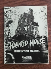 Gottlieb Haunted House Pinball Machine Instruction Manual  ( NEW )