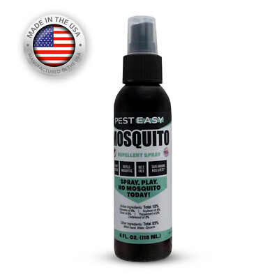 Pack of 2 Pest Easy Natural Mosquito Repellent Bug Spray