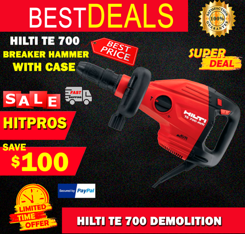 HILTI TE 700 DEMOLITION BREAKER HAMMER 