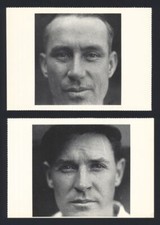 Lot of (2) JOE DUGAN & BOB MEUSEL 1984 Conlon Collection Photo Postcard Yankees