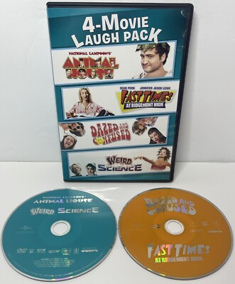 Animal House / Fast Times / Dazed And Confused / Weird Science (Dvd, 4 Films)
