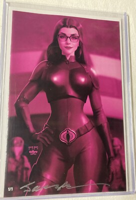Bear Babes Cobra Baroness 1/1  Battle Suit Signed by Jacob W/ COA GI Joe