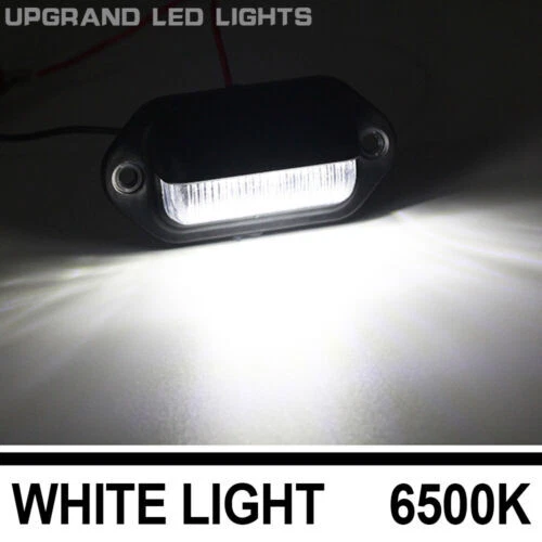 6LED 12V 24V Matrícula Bombillas Blanco Coche Camión Exterior Señal Lámpara 2Ps Foto 4 de 4