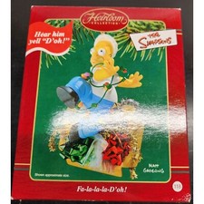 2003 Carlton Cards Heirloom Collection The Simpsons Homer Simpson Ornament - CIB