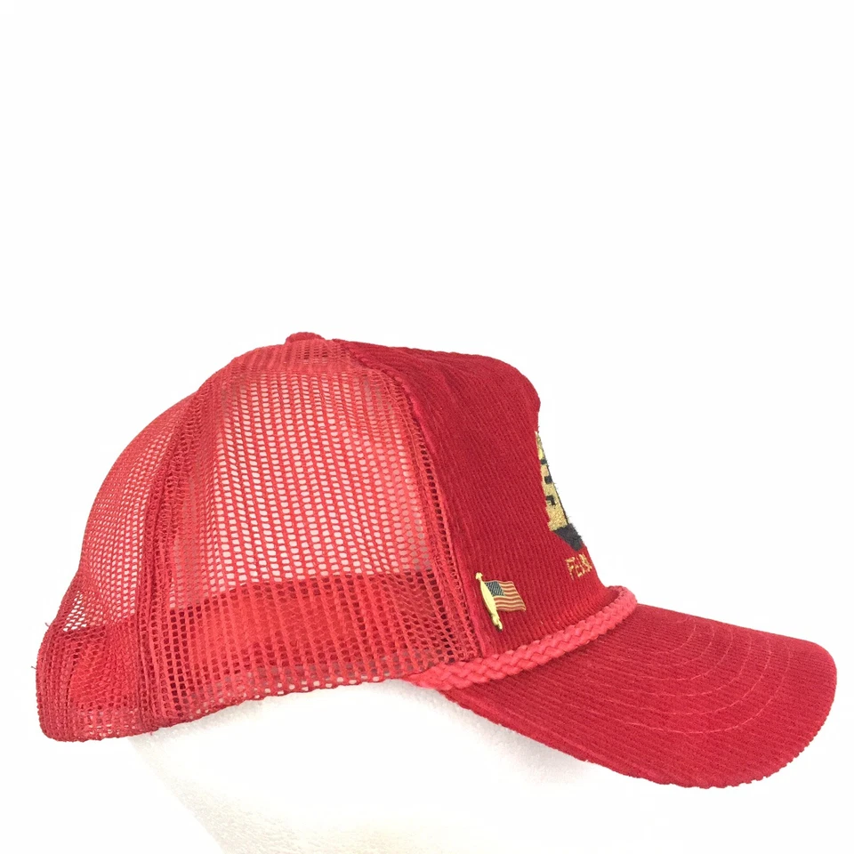 De colección Años 90 Daytona 500 Gorra Nascar Carrera Pana Cuerda Snap Back Camionero Gorra de Béisbol Foto 4 de 4