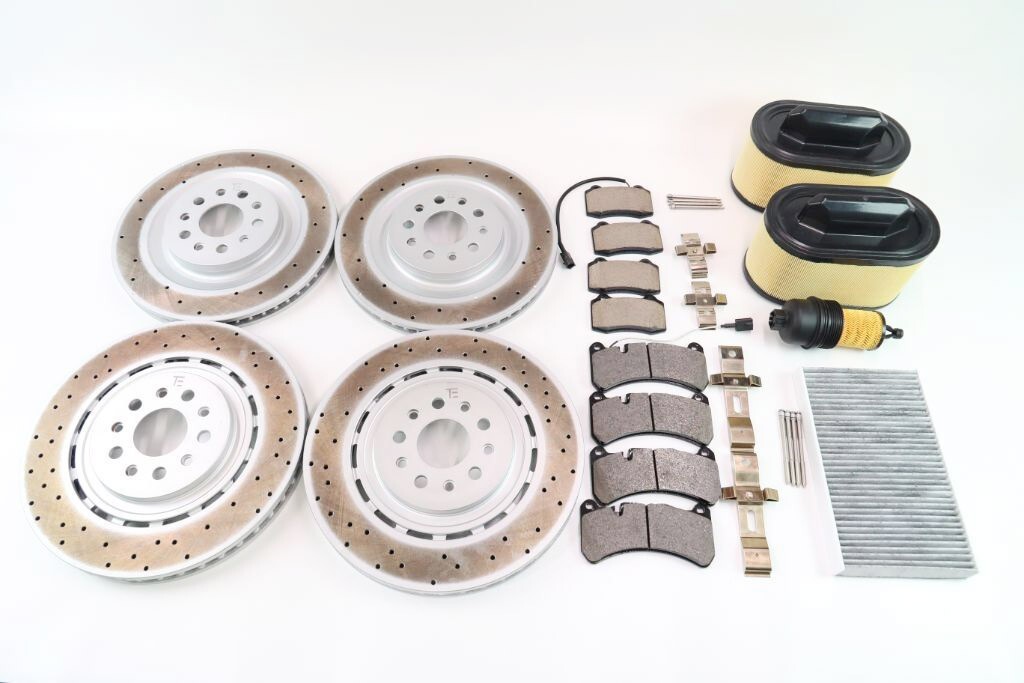 Maserati Ghibli Quattroporte front rear brake pads rotors filters 2017-22 #1314