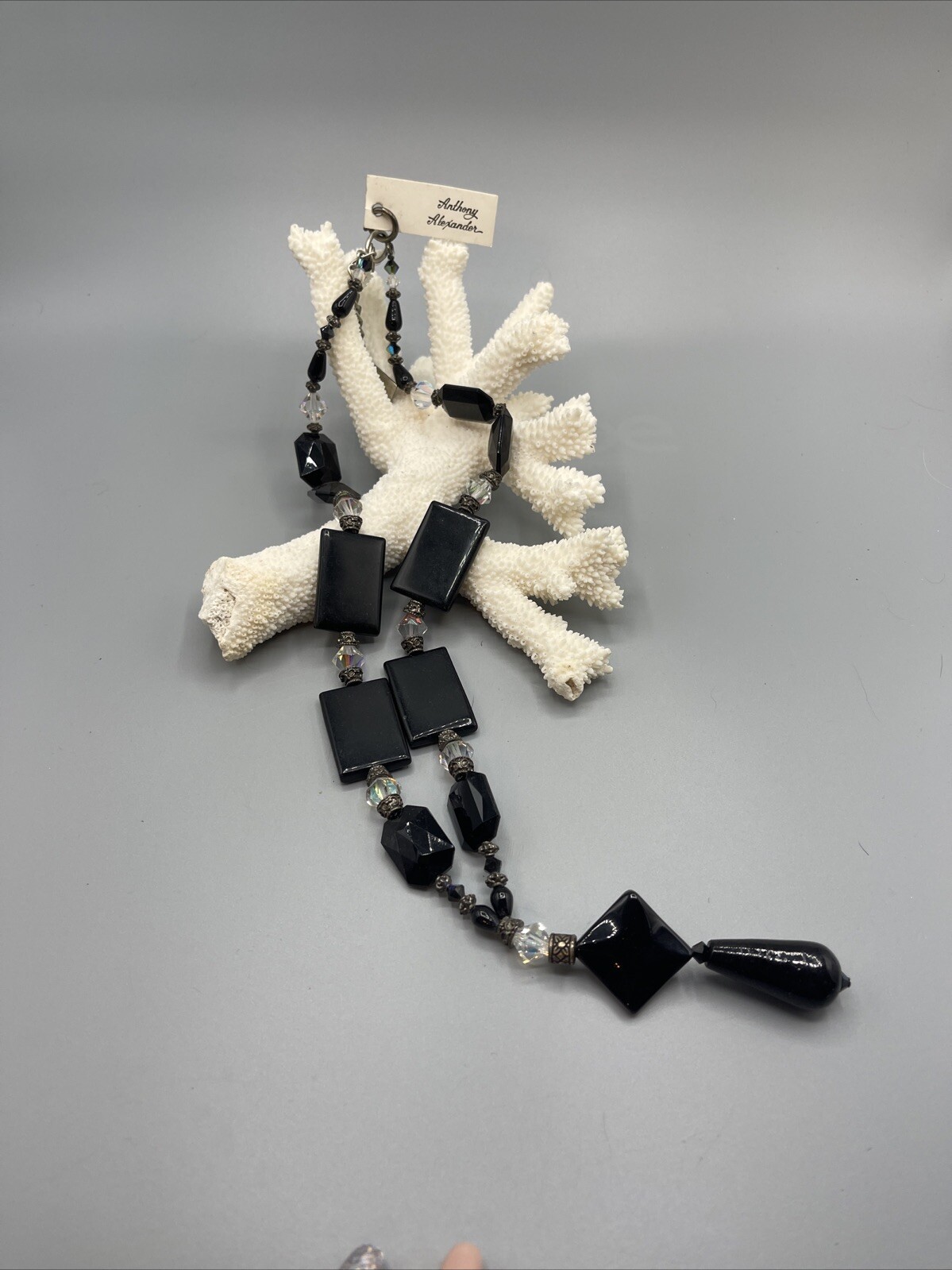 Signed Anthony Alexander Statement Long Necklace … - image 3