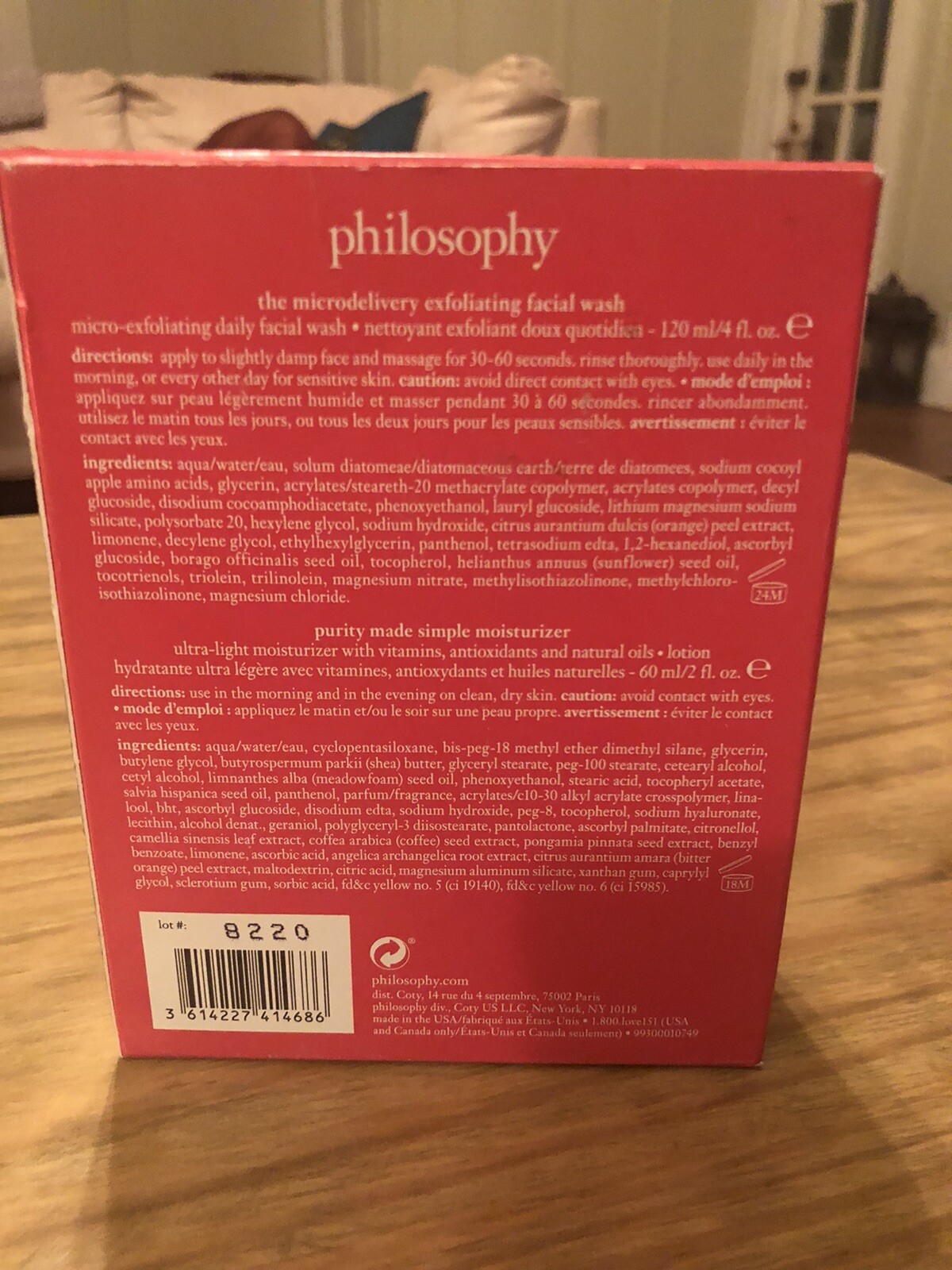 Philosophy Comfy, Cozy, And Clean Care Package For Radiant Skin ( Set Of Two )