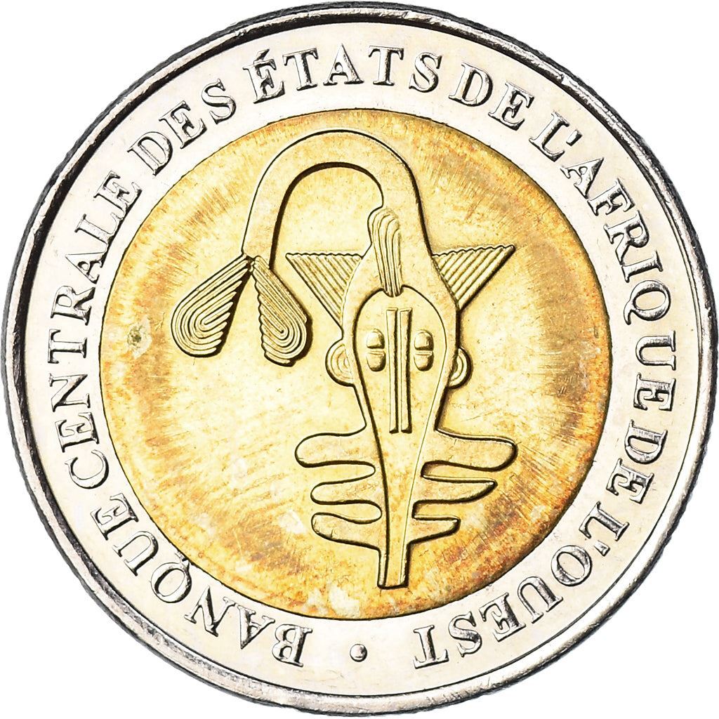 西アフリカ諸国　500フラン硬貨　FCFA 2003 バイメタル 500 francs 2003, Western Africa (BCEAO) - uCoin.net