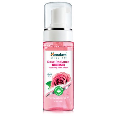 Himalaya Micellar Rose Cleansing Face Wash For Dull Skin 150ml Glow Boosting