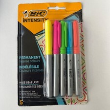 BIC Intensity Permanent Marking 5 Pens Made In USA