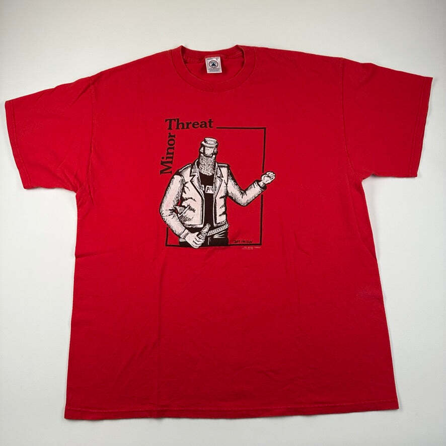 Vintage 1996 Minor Threat Shirt XL Bottled Violence | eBay