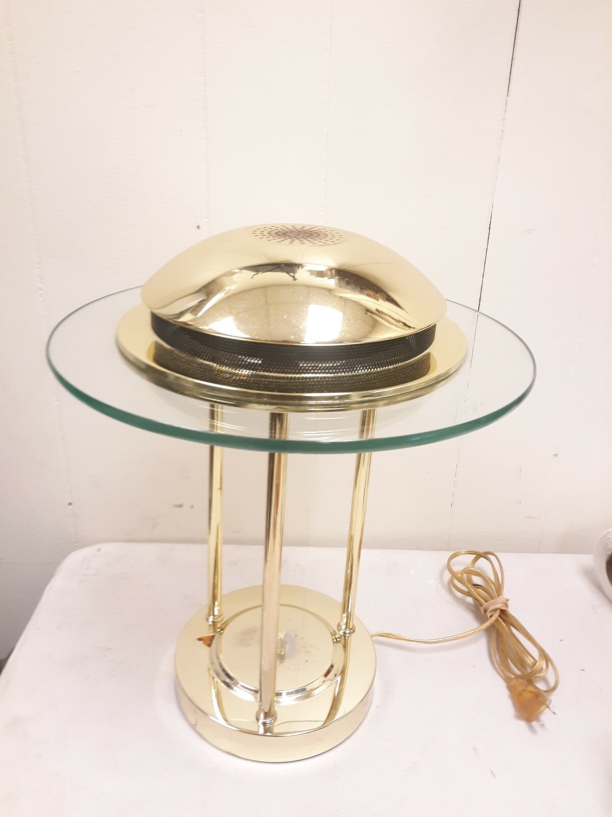 VINTAGE MID-CENTURY MODERN MODERNIST ATOMIC TABLE LAMP THE DESIGNERS EDGE DIMMER