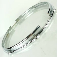 Slingerland 14"Chrome-BRASS 8Lug Stick-Saver Snare Drum Resonant COB Rim/Hoop60s